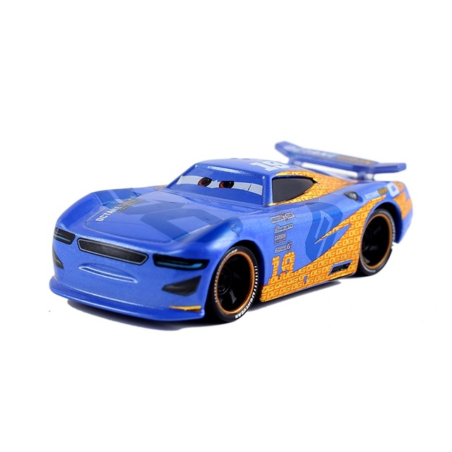 Samochody Disney Pixar 3 Mini Racers - Zabawki dla dzieci - Zygzak McQueen, Speedy Racing Mater, Jackson Storm, Ramirez - Metalowe pojazdy odlewane - Wianko - 76
