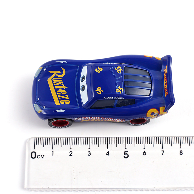 Samochody Disney Pixar 3 Mini Racers - Zabawki dla dzieci - Zygzak McQueen, Speedy Racing Mater, Jackson Storm, Ramirez - Metalowe pojazdy odlewane - Wianko - 45