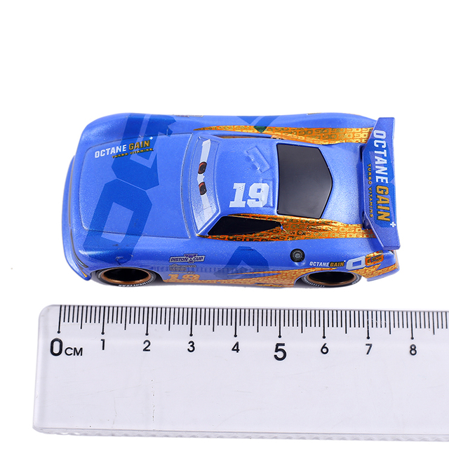 Samochody Disney Pixar 3 Mini Racers - Zabawki dla dzieci - Zygzak McQueen, Speedy Racing Mater, Jackson Storm, Ramirez - Metalowe pojazdy odlewane - Wianko - 77