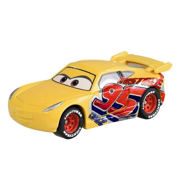 Samochody Disney Pixar 3 Mini Racers - Zabawki dla dzieci - Zygzak McQueen, Speedy Racing Mater, Jackson Storm, Ramirez - Metalowe pojazdy odlewane - Wianko - 6