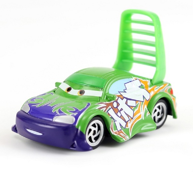 Samochody Disney Pixar 3 Mini Racers - Zabawki dla dzieci - Zygzak McQueen, Speedy Racing Mater, Jackson Storm, Ramirez - Metalowe pojazdy odlewane - Wianko - 124