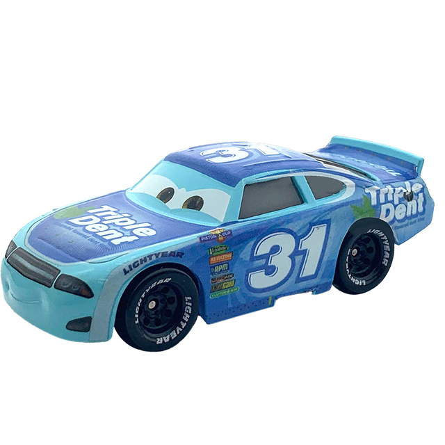 Samochody Disney Pixar 3 Mini Racers - Zabawki dla dzieci - Zygzak McQueen, Speedy Racing Mater, Jackson Storm, Ramirez - Metalowe pojazdy odlewane - Wianko - 30