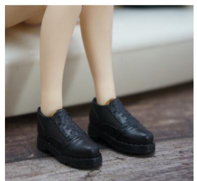 Akcesoria dla lalek - Lalka PurplDoll bawi się w dom z butami i figurką majsterkowicza, czarno-białe dekoracje - Wianko - 11