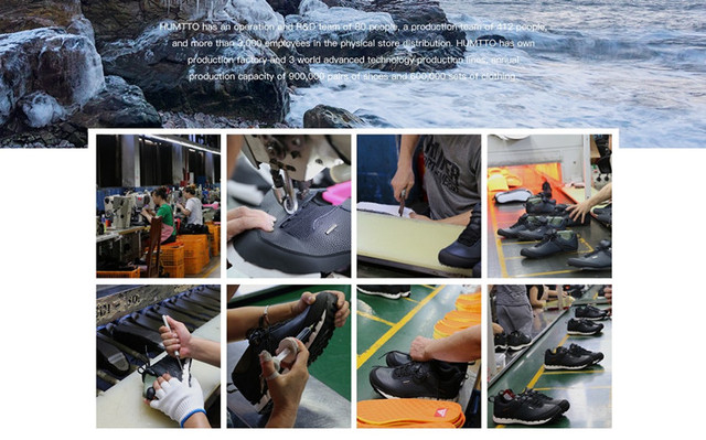 Skórzane buty turystyczne HUMTTO męskie trekkingowe, antypoślizgowe - Wianko - 25