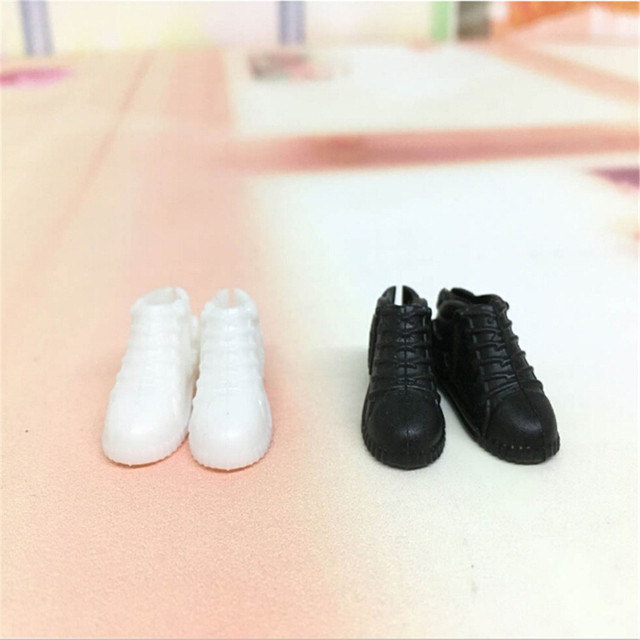 Pakiet 4 par oryginalnych modnych butów dla lalki 1/6 dziewcząt - Wianko - 7