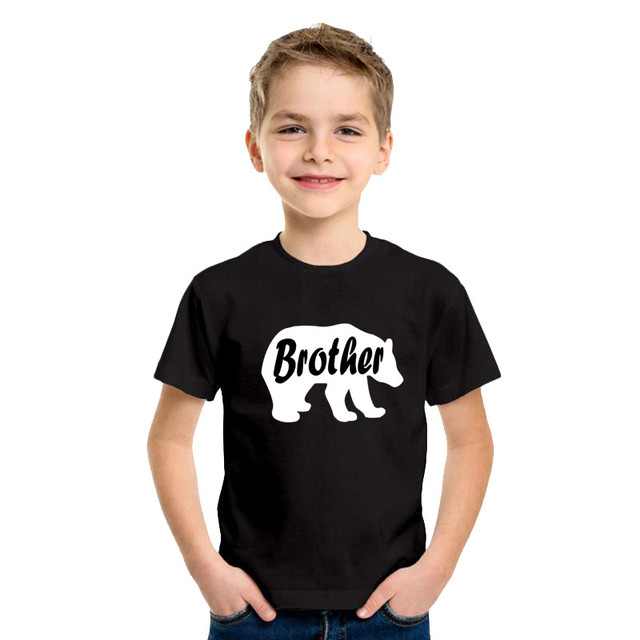 Rodzinne letnie t-shirty z niedźwiedziami dla córek, synów i rodziców - Wianko - 19