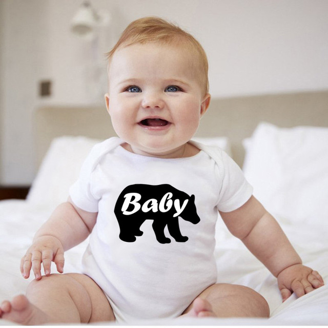 Rodzinne letnie t-shirty z niedźwiedziami dla córek, synów i rodziców - Wianko - 20