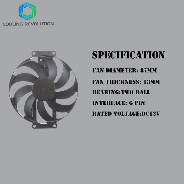 Wentylator graficzny dla ASUS podwójny RTX 3060 RTX 3060 TI 8G MINI V2 LHR, DC12V 0.55A, 87MM, PLA09215B12H, kompatybilny z RTX3060 i RTX3060TI - [finalna wersja] - Wianko - 4