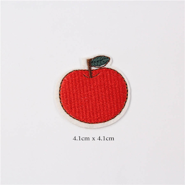 Naszywka DIY z haftowanymi aplikacjami - Cherry Apple ciasto - odzież akcesoria BU161 - Wianko - 21