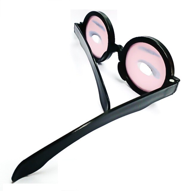 Okulary śmieszne Goofy - czarne oprawki, grube, 1-2 sztuki - Wianko - 7