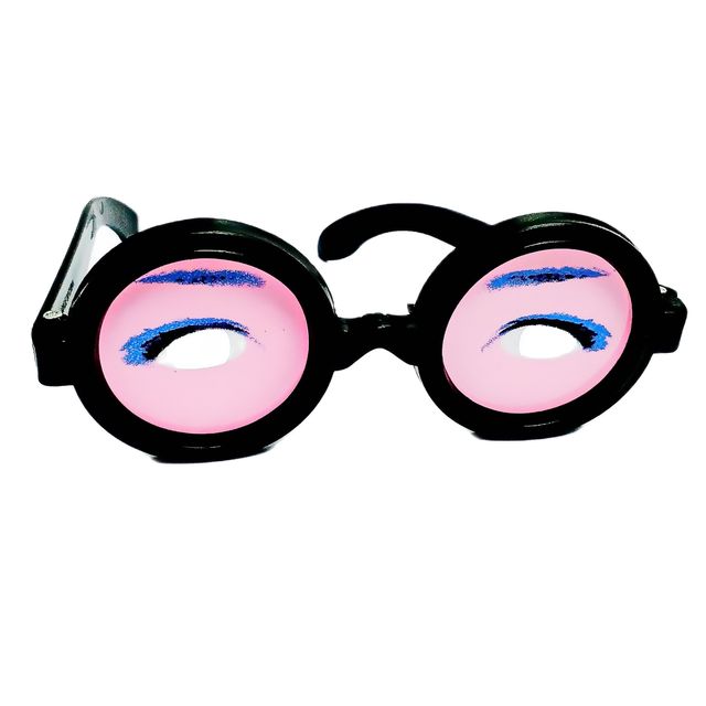 Okulary śmieszne Goofy - czarne oprawki, grube, 1-2 sztuki - Wianko - 4
