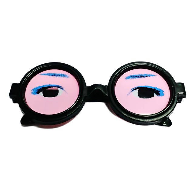 Okulary śmieszne Goofy - czarne oprawki, grube, 1-2 sztuki - Wianko - 5