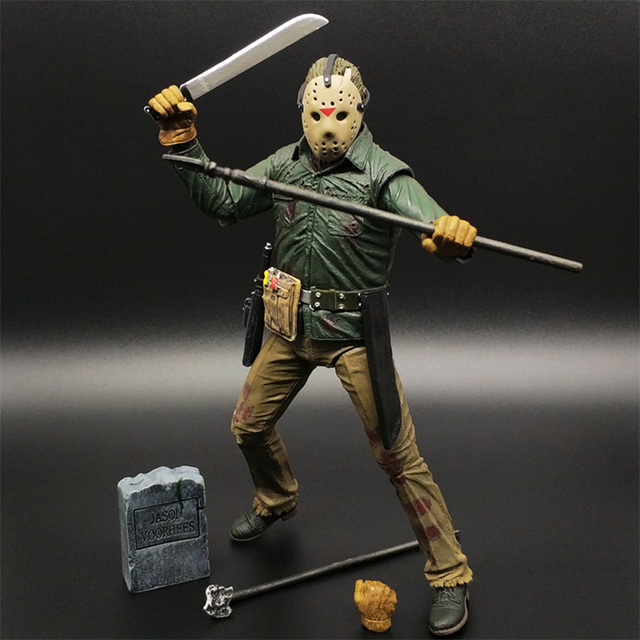Figurka Jason Voorhees z piątku 13. Horrorowa zabawka na Halloween i Boże Narodzenie - Wianko - 39