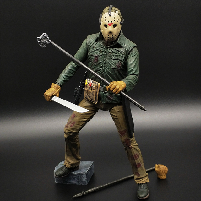 Figurka Jason Voorhees z piątku 13. Horrorowa zabawka na Halloween i Boże Narodzenie - Wianko - 38