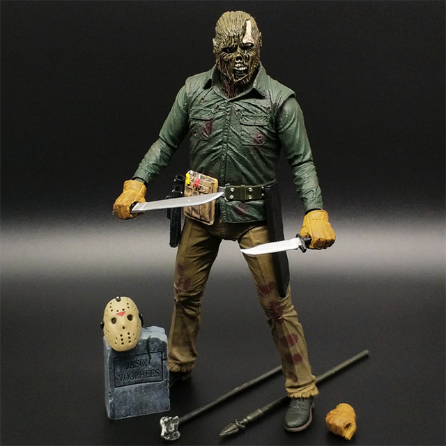 Figurka Jason Voorhees z piątku 13. Horrorowa zabawka na Halloween i Boże Narodzenie - Wianko - 37
