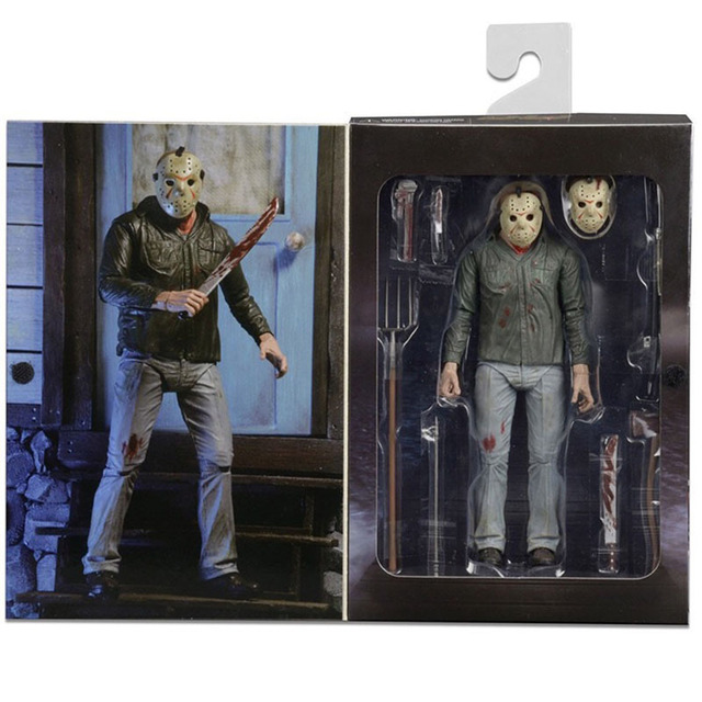 Figurka Jason Voorhees z piątku 13. Horrorowa zabawka na Halloween i Boże Narodzenie - Wianko - 22