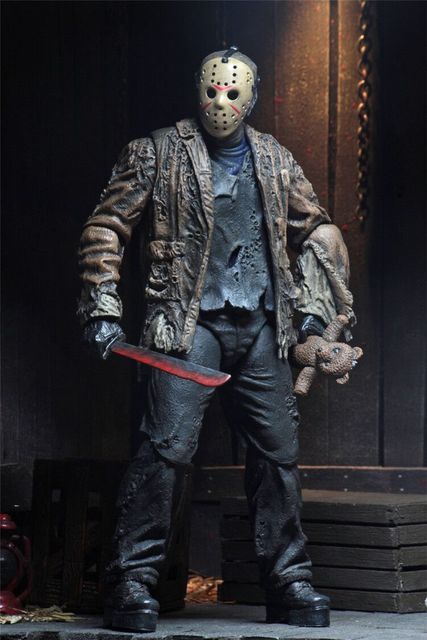 Figurka Jason Voorhees z piątku 13. Horrorowa zabawka na Halloween i Boże Narodzenie - Wianko - 51