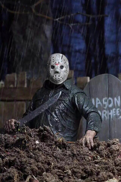 Figurka Jason Voorhees z piątku 13. Horrorowa zabawka na Halloween i Boże Narodzenie - Wianko - 33