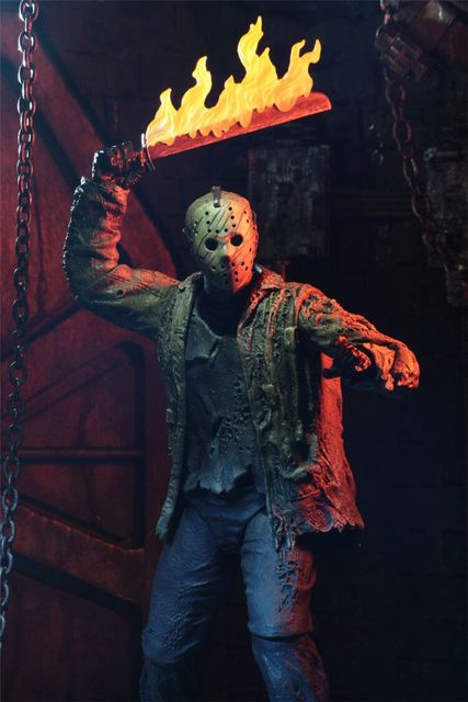 Figurka Jason Voorhees z piątku 13. Horrorowa zabawka na Halloween i Boże Narodzenie - Wianko - 50