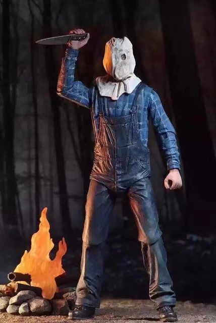 Figurka Jason Voorhees z piątku 13. Horrorowa zabawka na Halloween i Boże Narodzenie - Wianko - 42