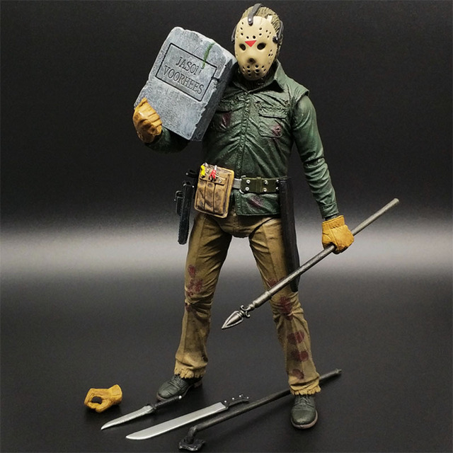Figurka Jason Voorhees z piątku 13. Horrorowa zabawka na Halloween i Boże Narodzenie - Wianko - 36