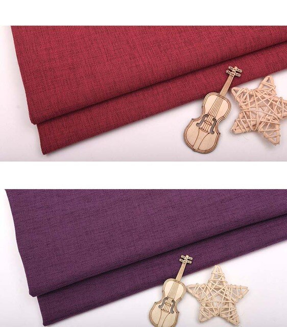 Poduszka lniana z grubej bawełnianej tkaniny, jednokolorowa, ręcznie robiona, idealna jako obrus na sofę - Wianko - 8