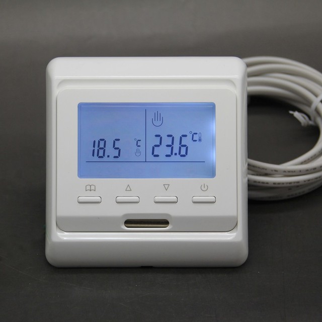Programowalny termostat podłogowy z wyświetlaczem LCD i funkcją termoregulacji - Wianko - 5