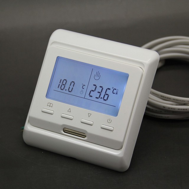 Programowalny termostat podłogowy z wyświetlaczem LCD i funkcją termoregulacji - Wianko - 11