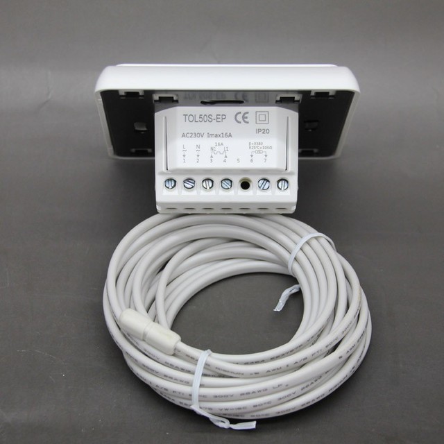 Programowalny termostat podłogowy z wyświetlaczem LCD i funkcją termoregulacji - Wianko - 14