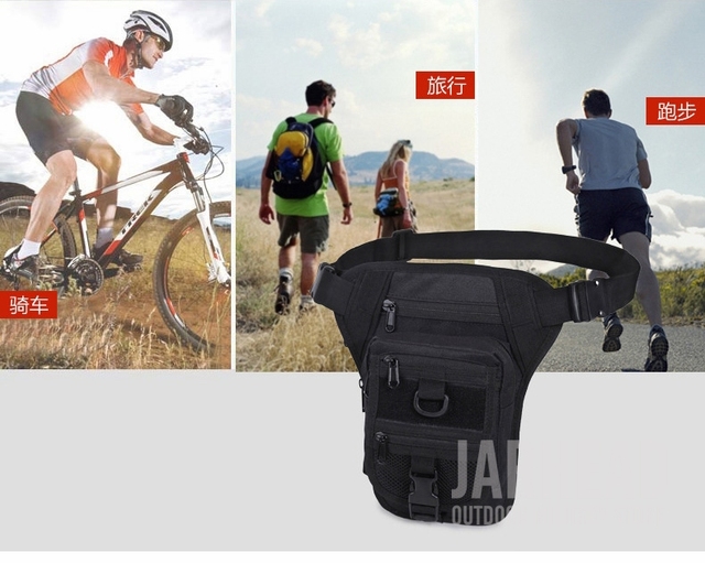 Męska torba na sprzęt myśliwski - wielofunkcyjna, torba na nogę z kamuflażem - do wykorzystania podczas sportów kolarskich i outdoorowych - Wianko - 25