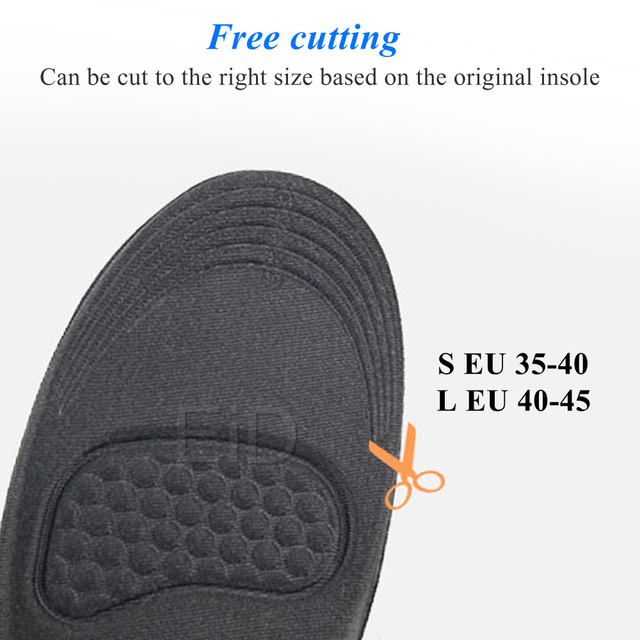 Ortopedyczne wkładki do butów z podeszwami i sklepieniem łukowym EiD dla mężczyzn i kobiet z piankową wkładką Memory - sportowe - Wianko - 25