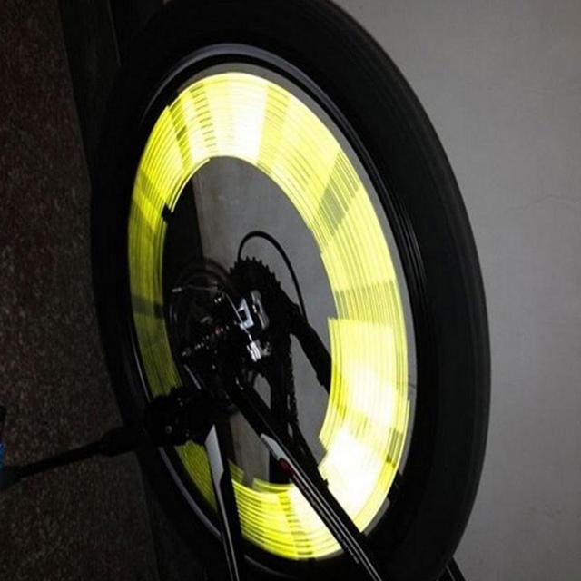 Odblaskowe światła rowerowe 12 sztuk na szprychy do obręczy koła – klipsy Tube Bike Riding - Wianko - 5