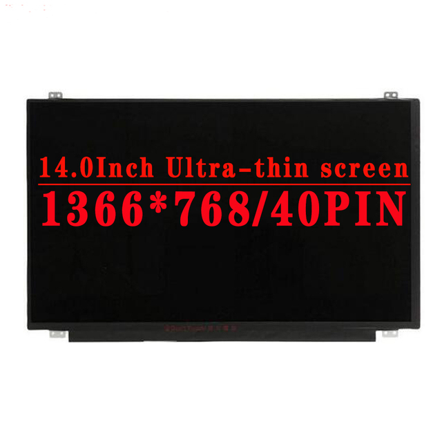 Ekran LCD 14.0 cala 1366x768 do Lenovo G400S G405S G410S M490S M495S Y400 B490S K4450 N485 S400 S405 S410 LVDS 40PIN - wysokiej jakości, ultracienki - Wianko - 2