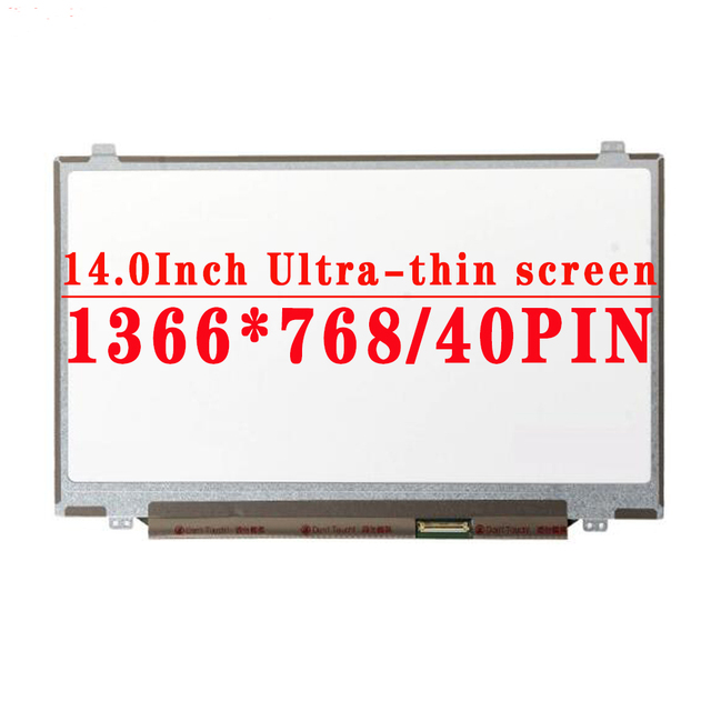 Ekran LCD 14.0 cala 1366x768 do Lenovo G400S G405S G410S M490S M495S Y400 B490S K4450 N485 S400 S405 S410 LVDS 40PIN - wysokiej jakości, ultracienki - Wianko - 1