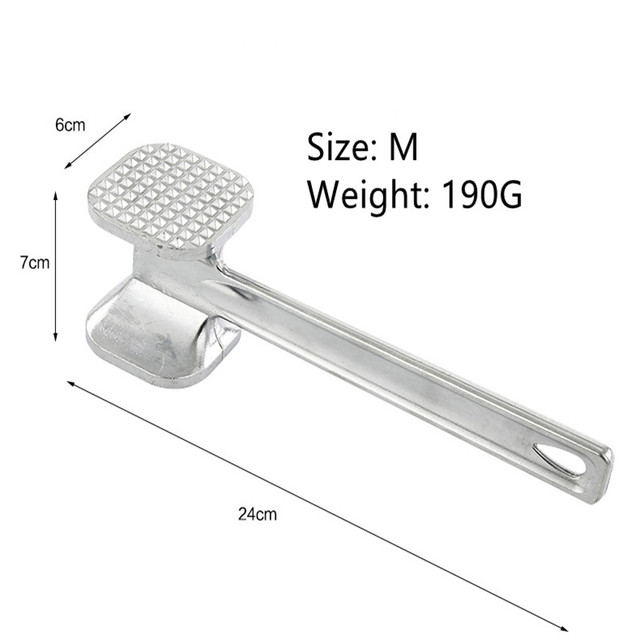 Tłuczek do mięsa LARY Food Grade – aluminiowy młotek wielofunkcyjny do wołowiny i wieprzowiny - Wianko - 3