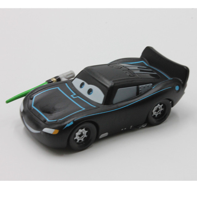Samochody Disney Pixar Błyskawica McQueen czarny wojownik 1:55 - modele odlewane ze stopu metalu, zabawki dla dzieci na urodziny i Boże Narodzenie - Wianko - 3