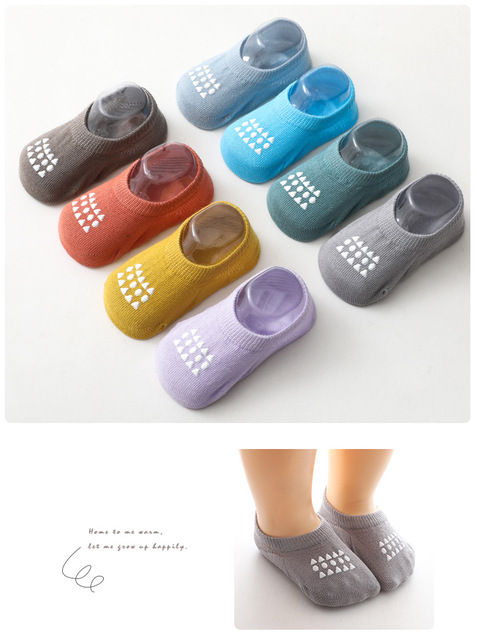 Skarpety antypoślizgowe dla noworodków i małych dzieci 0-4 lata, chłopcy i dziewczynki - Wianko - 3