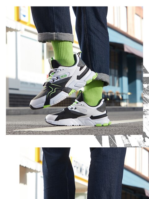 Li-Ning męskie buty do biegania w stylu podróżnym, nowa kolekcja wiosna 2020, kolorowa retro moda, idealne na aktywny tryb życia - LiNing Li Ning Sport Sneakers AGCQ005 - Wianko - 6