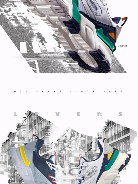 Li-Ning męskie buty do biegania w stylu podróżnym, nowa kolekcja wiosna 2020, kolorowa retro moda, idealne na aktywny tryb życia - LiNing Li Ning Sport Sneakers AGCQ005 - Wianko - 38