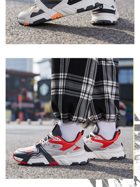 Li-Ning męskie buty do biegania w stylu podróżnym, nowa kolekcja wiosna 2020, kolorowa retro moda, idealne na aktywny tryb życia - LiNing Li Ning Sport Sneakers AGCQ005 - Wianko - 10