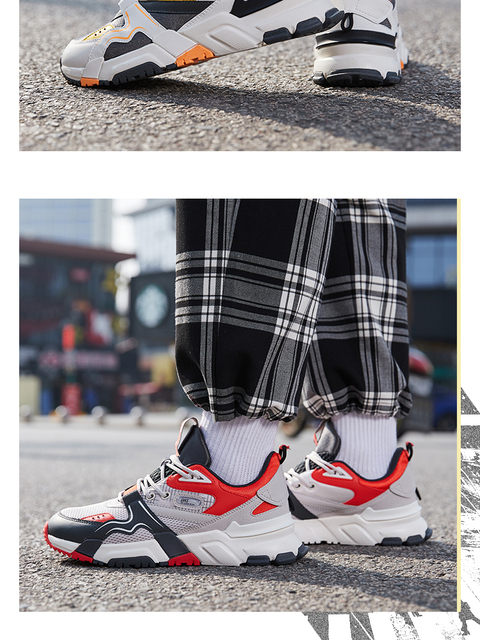 Li-Ning męskie buty do biegania w stylu podróżnym, nowa kolekcja wiosna 2020, kolorowa retro moda, idealne na aktywny tryb życia - LiNing Li Ning Sport Sneakers AGCQ005 - Wianko - 32