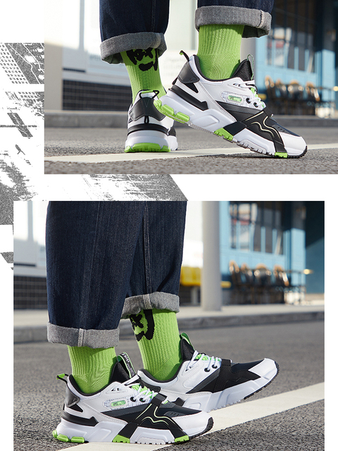 Li-Ning męskie buty do biegania w stylu podróżnym, nowa kolekcja wiosna 2020, kolorowa retro moda, idealne na aktywny tryb życia - LiNing Li Ning Sport Sneakers AGCQ005 - Wianko - 29