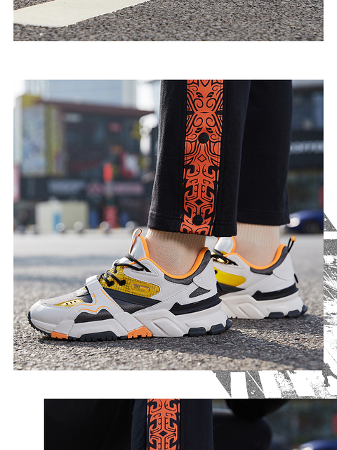 Li-Ning męskie buty do biegania w stylu podróżnym, nowa kolekcja wiosna 2020, kolorowa retro moda, idealne na aktywny tryb życia - LiNing Li Ning Sport Sneakers AGCQ005 - Wianko - 30