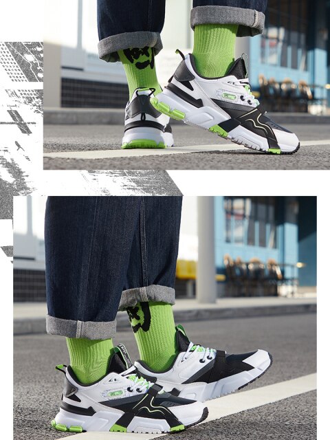 Li-Ning męskie buty do biegania w stylu podróżnym, nowa kolekcja wiosna 2020, kolorowa retro moda, idealne na aktywny tryb życia - LiNing Li Ning Sport Sneakers AGCQ005 - Wianko - 7