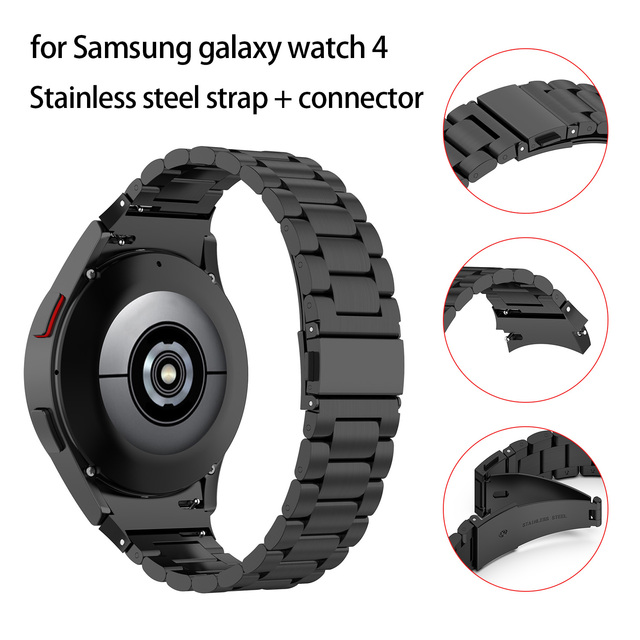 Pasek ze stali nierdzewnej 20mm do Samsung Galaxy Watch 4 40mm/44mm i Samsung Galaxy Watch 4 Classic 42mm/46mm - Wianko - 4