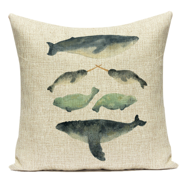 Poszewka na poduszkę z kolorowym wzorem morskich zwierząt ryb - doskonała dekoracja dla poduszek, krzeseł, kanap i samochodów - Wianko - 38