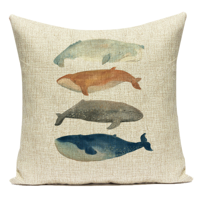Poszewka na poduszkę z kolorowym wzorem morskich zwierząt ryb - doskonała dekoracja dla poduszek, krzeseł, kanap i samochodów - Wianko - 34