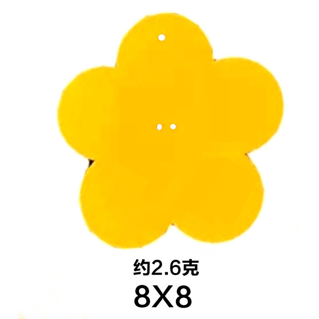 Deska pułapka owad-płyta żółta - dwustronna, lepka, specjalny kształt - Wianko - 7