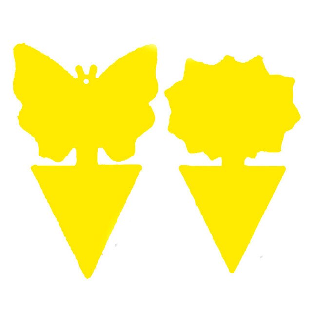 Deska pułapka owad-płyta żółta - dwustronna, lepka, specjalny kształt - Wianko - 4