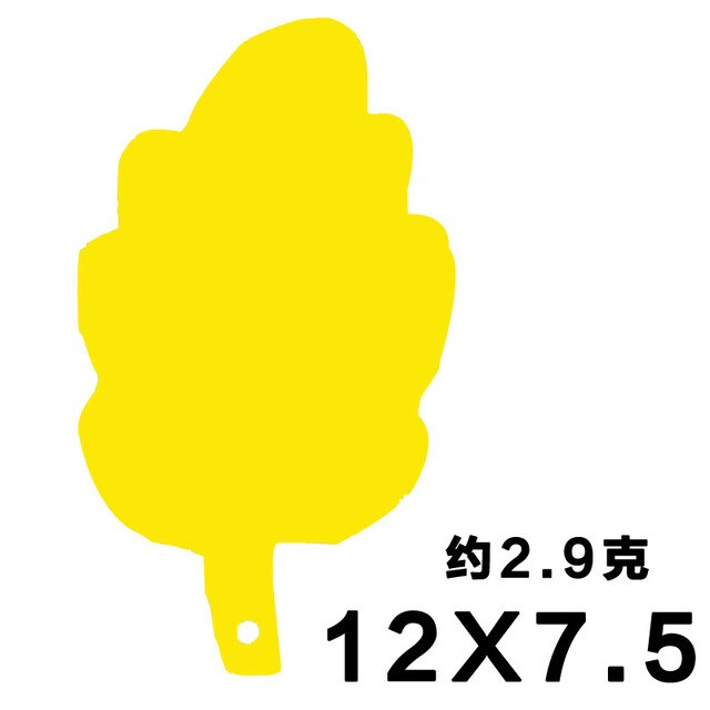 Deska pułapka owad-płyta żółta - dwustronna, lepka, specjalny kształt - Wianko - 5